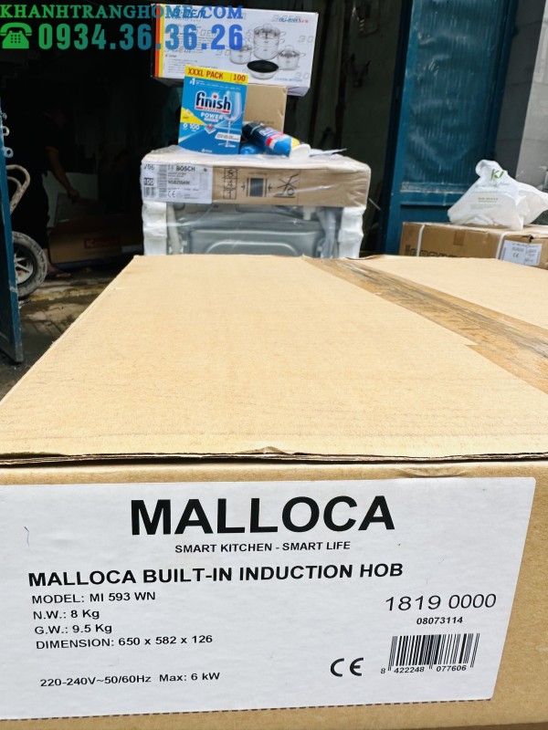 Bếp Điện Từ Malloca MI 593 WN Mặt Kính 3 Bếp - 107 Bếp Điện Từ Malloca MI 593 WN Mặt Kính 3 Bếp - 106