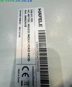 BẾP TỪ KẾT HỢP ĐIỆN HAFELE 3 VÙNG NẤU HC-M773D 536.61.705 - 206 BẾP TỪ KẾT HỢP ĐIỆN HAFELE 3 VÙNG NẤU HC-M773D 536.61.705 - 205