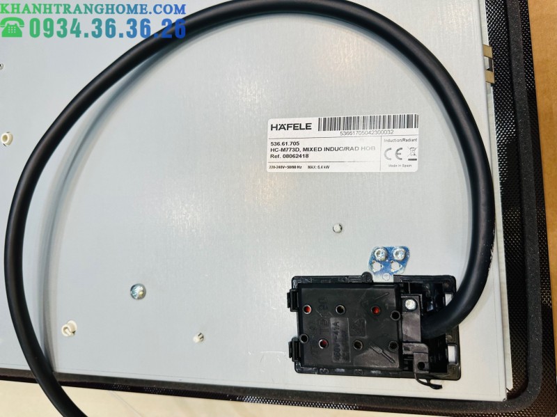 BẾP TỪ KẾT HỢP ĐIỆN HAFELE 3 VÙNG NẤU HC-M773D 536.61.705 - 247 BẾP TỪ KẾT HỢP ĐIỆN HAFELE 3 VÙNG NẤU HC-M773D 536.61.705 - 246