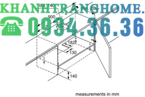 MÁY HÚT MÙI ÂM TỦ BOSCH TGB.DFT93AC50 SERIE 4 - 35