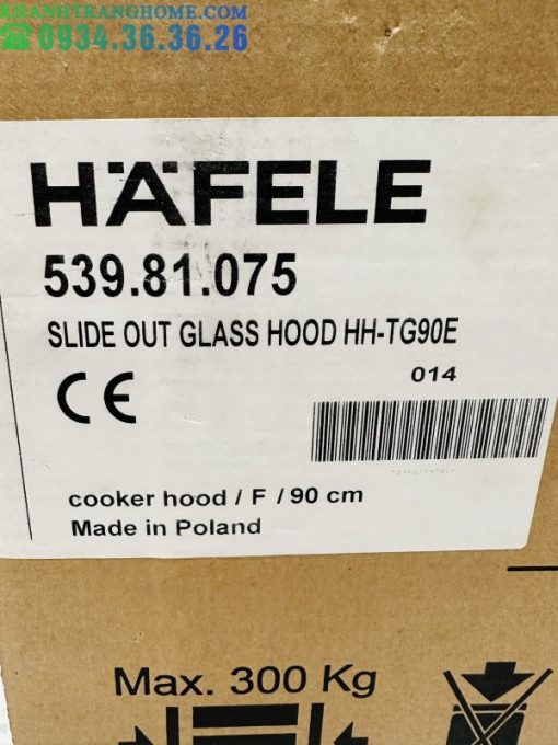 Máy hút mùi âm tủ Hafele HH-TG90E 539.81.075 - 45