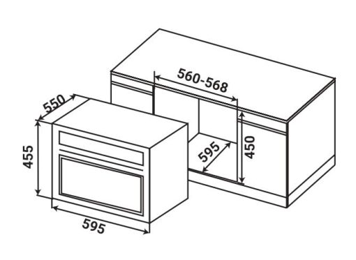 Lò Nướng Kết Hợp Vi Sóng KAFF KF-OMS44L - 2