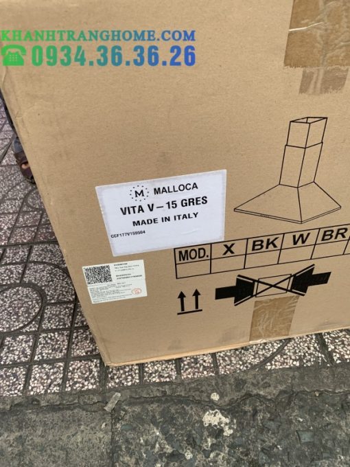 Máy hút mùi áp tường Malloca VITA V-15 Gres - 44