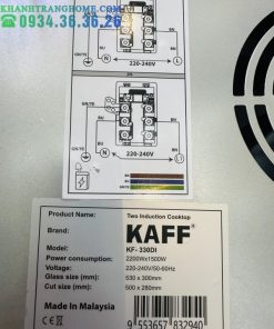Bếp Domino Từ KAFF KF-330DI - 66