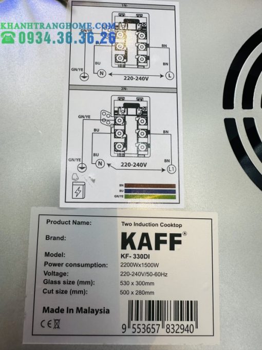 Bếp Domino Từ KAFF KF-330DI - 31