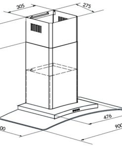 MÁY HÚT MÙI EUROSUN EH-90AF81S