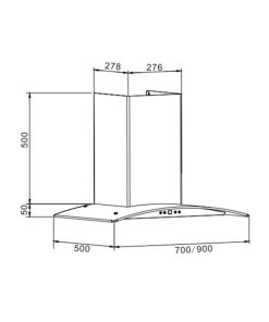 Máy hút khử mùi Eurosun EH-70K28