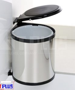 Thùng rác Inox tròn gắn cánh Kit Plus DF.14L