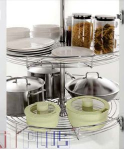 Mâm xoay Inox nan mở toàn phần 360 Kit Plus DK.360