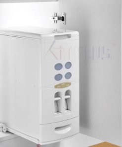 Thùng gạo âm tủ 2 nút ấn thông minh Kit Plus DB.18
