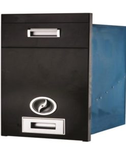 Thùng gạo gương đen-trắng nút xoay Grob