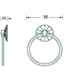 Tay nắm tủ GRÖß cổ điển màu đồng vàng GK-1L Grob - 5