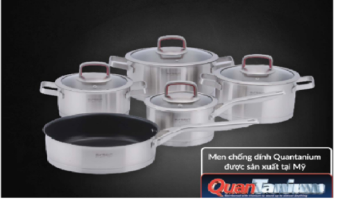 BỘ NỒI EUROSUN INOX 304 - 9 MÓN - 1