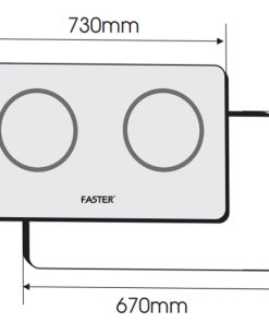 Bếp từ Đức FASTER FS 741 G - 5 BẾP TỪ ĐỨC FASTER FS 741 G
