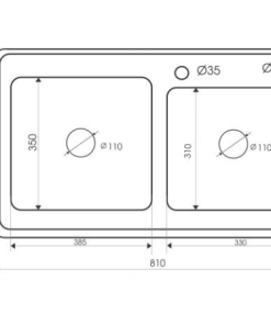 CHẬU RỬA BÁT FASTER FS 8143S