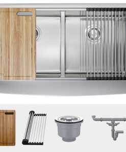 CHẬU RỬA BÁT KONOX KN8751DA CURVE - 13 CHẬU RỬA BÁT KONOX KN8751DA CURVE