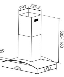 HÚT MÙI ĐỘC LẬP FASTER ISLAND 6688