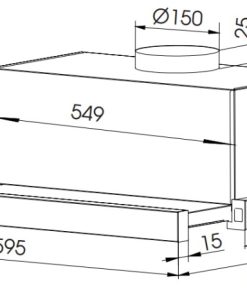 Máy hút mùi âm tủ Faster SYP 6222 - 9 MÁY HÚT MÙI ÂM TỦ FASTER SYP 6222