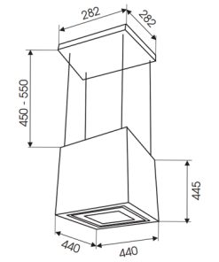 MÁY HÚT MÙI ĐỘC LẬP FASTER FS 7017B