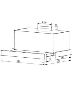 Máy hút mùi gắn tường FASTER SYP 6003 - 5 MÁY HÚT MÙI GẮN TƯỜNG FASTER SYP 6003