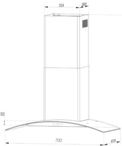 MÁY HÚT MÙI KAFF KF GB027TB Mới Nhất 2022