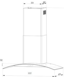 MÁY HÚT MÙI KAFF KF GB029TB Mới Nhất 2022 - 10 MÁY HÚT MÙI KAFF KF GB029TB Mới Nhất 2022