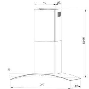 MÁY HÚT MÙI KAFF KF GB029TB Mới Nhất 2022