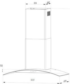 MÁY HÚT MÙI KAFF KF-GB109PB