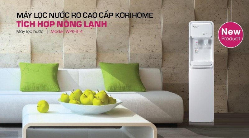 MÁY LỌC NƯỚC RO KORIHOME NÓNG LẠNH WPK-814