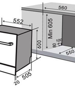 MÁY RỬA BÁT FASTER ECO 6080E