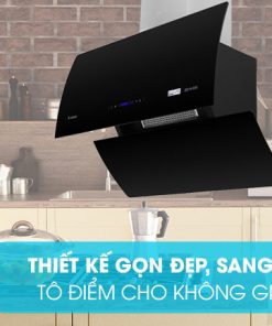 Máy hút mùi Pramie kính vát vẫy tay DE19-900