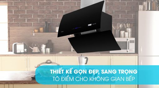 Máy hút mùi Pramie kính vát vẫy tay DE19-900
