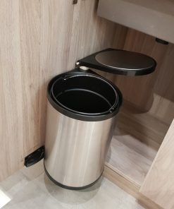 Thùng rác tròn inox 7 lít cánh mở GARIS GW05.07 - 14 Thùng rác tròn inox 7 lít cánh mở GARIS GW05.07 - 13