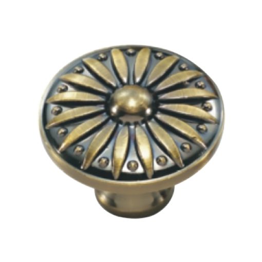 Tay nắm tủ GRÖß tròn Φ34*H27 mm màu đồng đỏ GK-88D Grob - 1