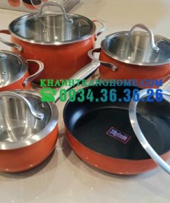 Bộ nồi Faster Luxury 555 - 8 BỘ NỒI FASTER LUXURY 555