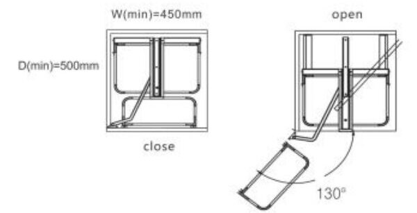 TỦ KHO INOX 304 5 TẦNG CAO CẤP CÁNH MỞ FASTER FS 34505SS