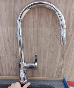 VÒI RỬA BÁT DÂY RÚT KONOX ALTO CHROME - 13 VÒI RỬA BÁT DÂY RÚT KONOX ALTO CHROME