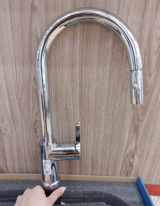 VÒI RỬA BÁT DÂY RÚT KONOX ALTO CHROME
