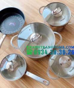 Bộ nồi inox Faster Melody SET 5 - 7 BỘ NỒI INOX FASTER MELODY SET 5