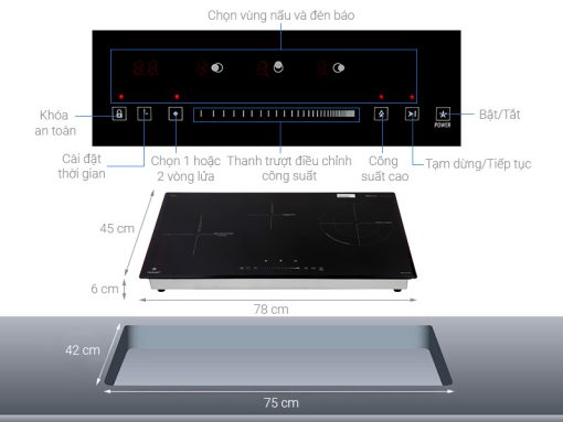 Bếp từ Pramie PRTH-3201