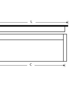 Tay nắm âm tủ GRÖß màu nhôm, hợp kim KHA-99 Grob - 5