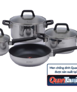 BỘ NỒI 3 ĐÁY INOX 304 EUROSUN MC1609-Eva