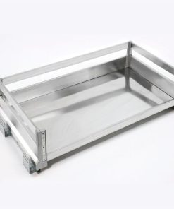 KỆ ĐỰNG XOONG NỒI INOX HỘP (LẮP ÂM TỦ) Grob - 11