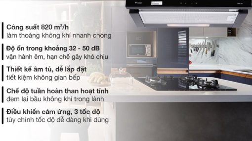 Máy hút mùi âm tủ Pramie ALP9-700