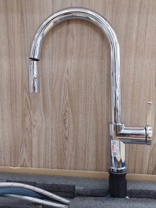 VÒI RỬA BÁT DÂY RÚT KONOX ALTO CHROME