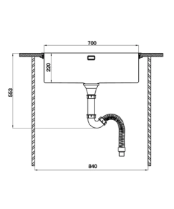 Chậu rửa chén Hafele HS21-SSN1S80 567.94.060 - 22 Chậu rửa chén Hafele HS21-SSN1S80 567.94.060 - 21