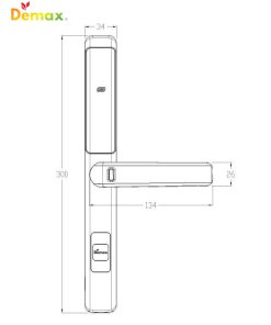 Khóa thông minh DEMAX SL601 PW tiêu chuẩn Đức - 20 Khóa thông minh DEMAX SL601 PW tiêu chuẩn Đức - 19