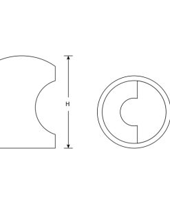 Tay nắm tủ GRÖß tròn Φ20*H25 mm màu nhôm KH-98 Grob - 6 Tay nắm tủ GRÖß tròn Φ20*H25 mm màu nhôm KH-98 Grob - 5