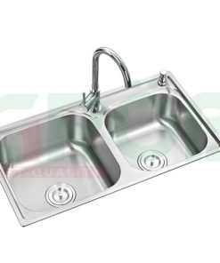 Chậu inox 2 hố GS304-8245EPD Grob