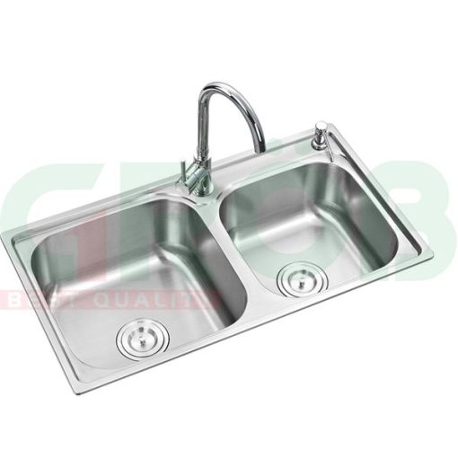Chậu inox 2 hố GS304-8245EPD Grob - 1